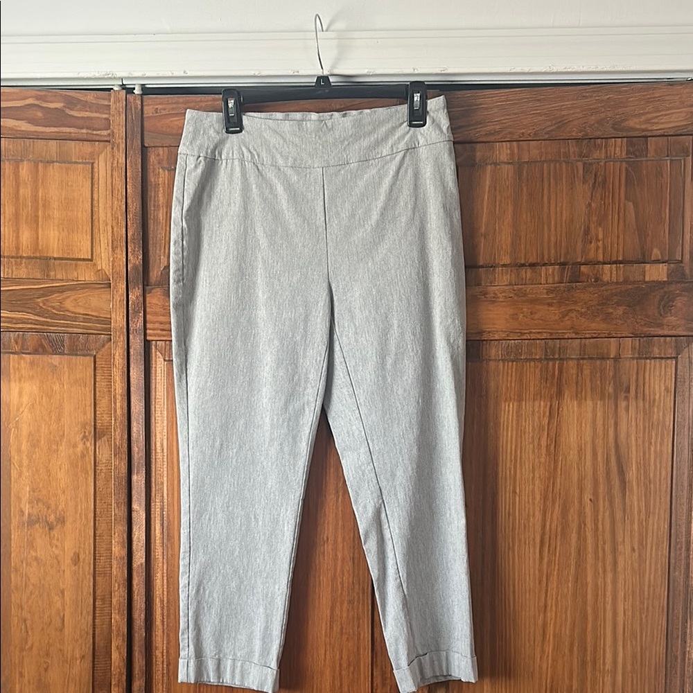 Gray Cropped Pants